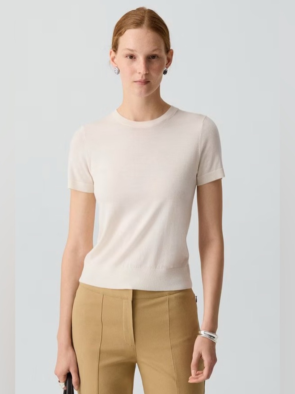 Theory Sweater Tee in Regal Wool